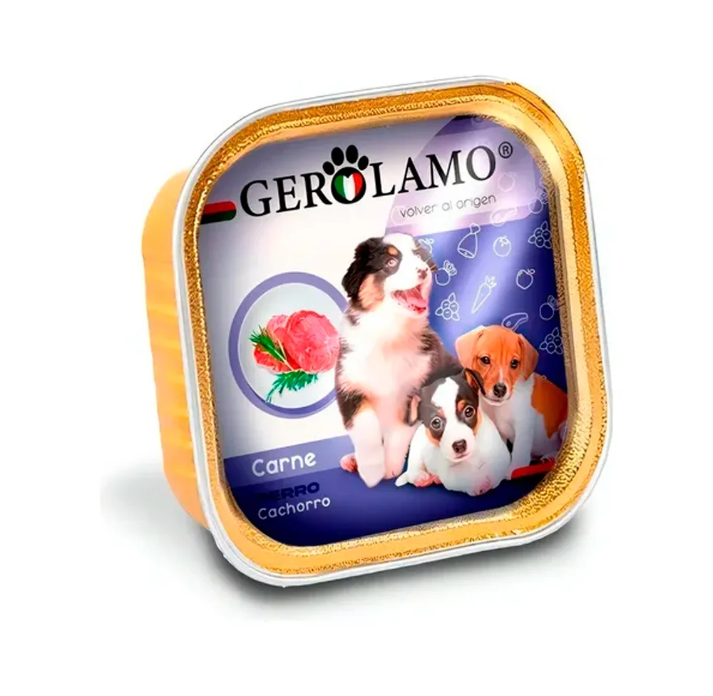 Gerolamo Perro Pate Cachorro Carne Unidad