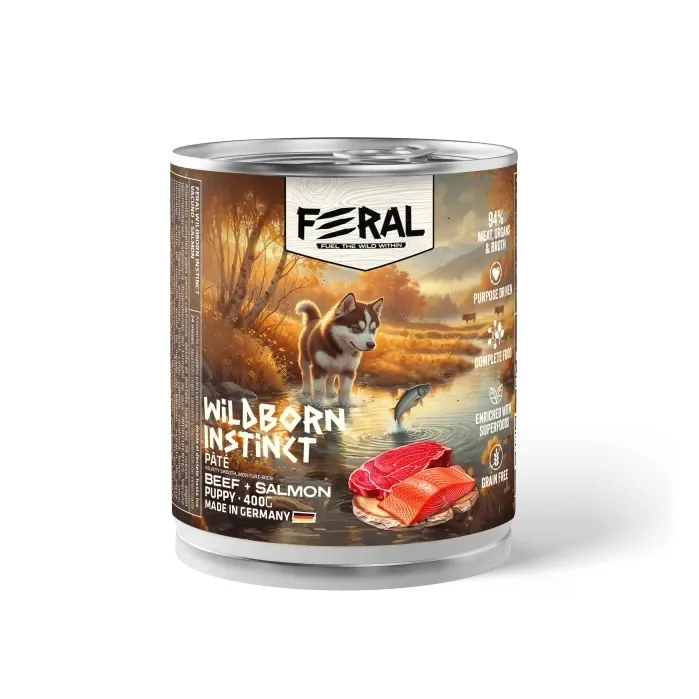 Lata Feral Puppy Beef&Salmon