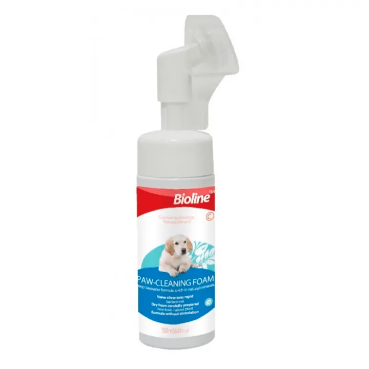 Bioline Espuma Para Limpiado de Patas Perro