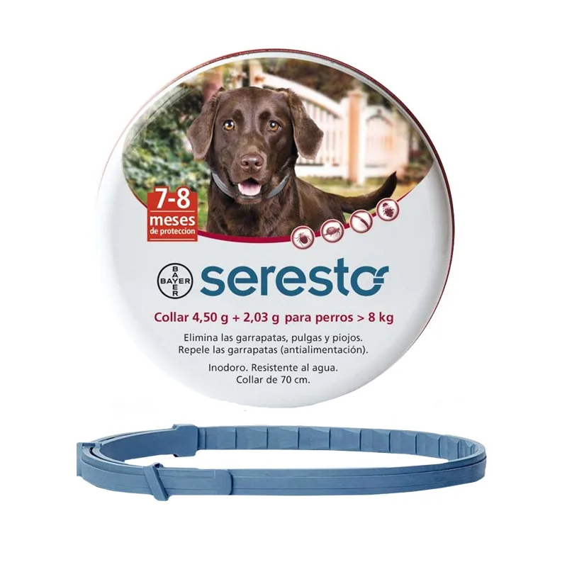 Collar Antipulgas y Garrapatas - Seresto Perro Más de