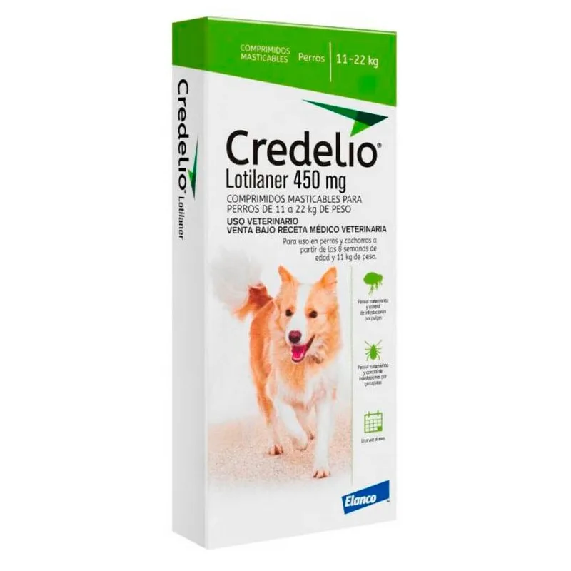 Comprimido Masticable Credelio 11- 450 mg 1 Comprimido