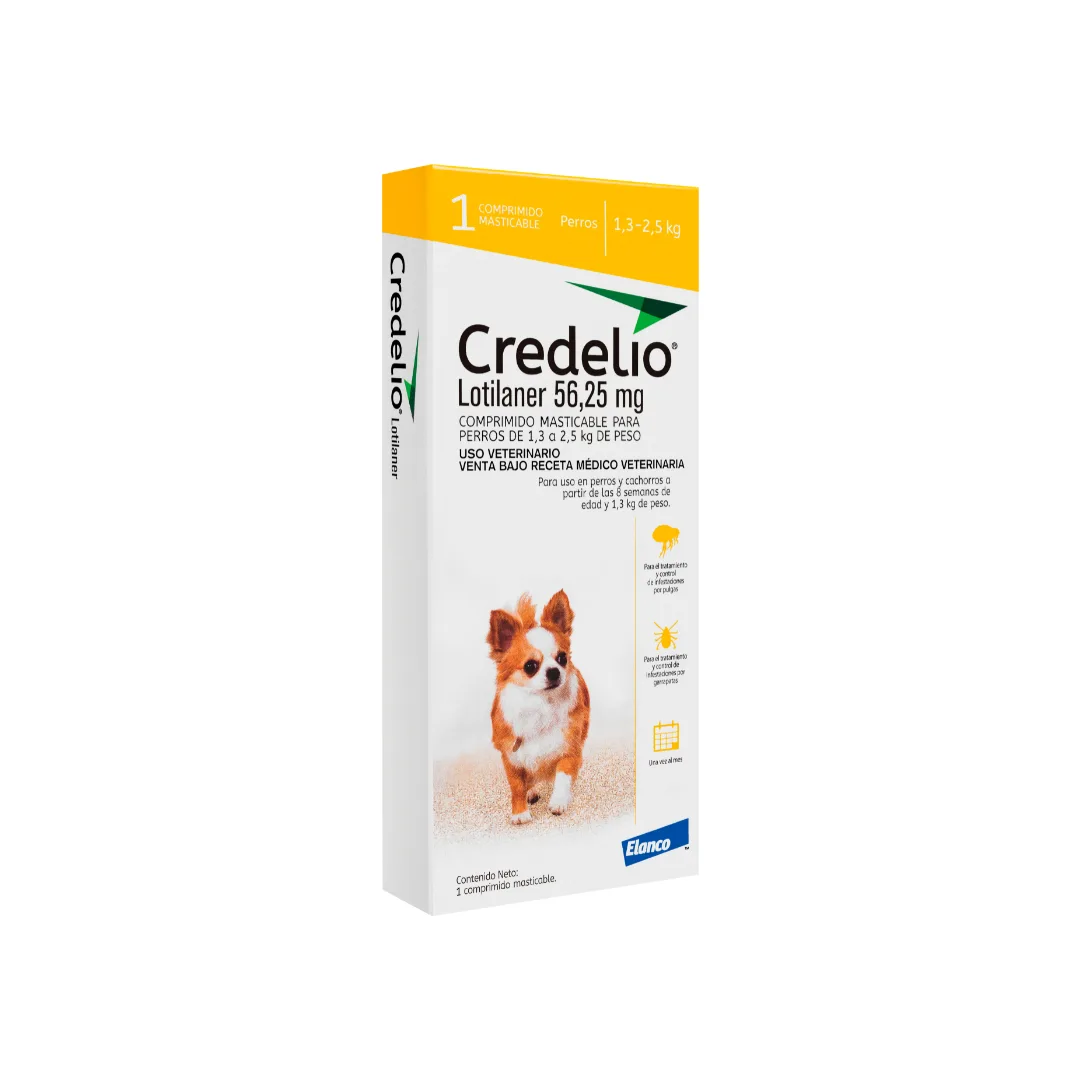 Comprimido Masticable Credelio 1.3- 56.25 mg 1 Comprimido