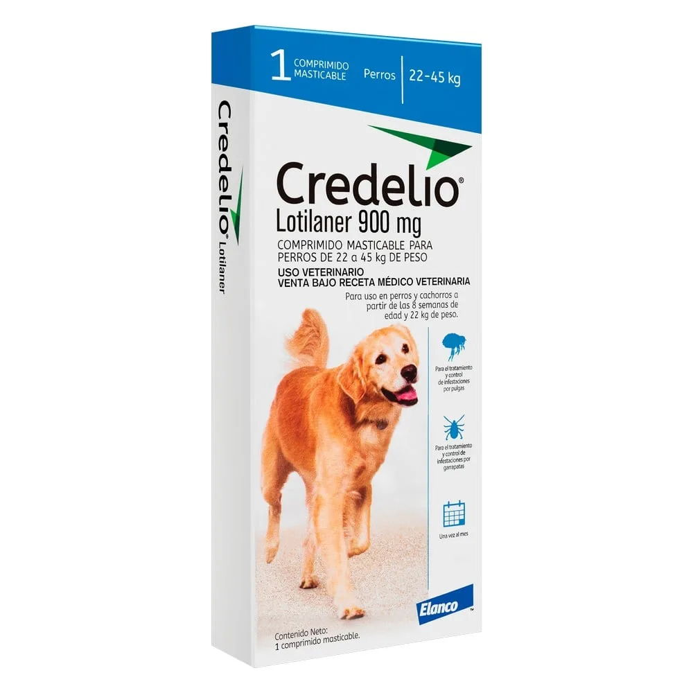 Comprimido Masticable Credelio 22- 900 mg 1 Comprimido