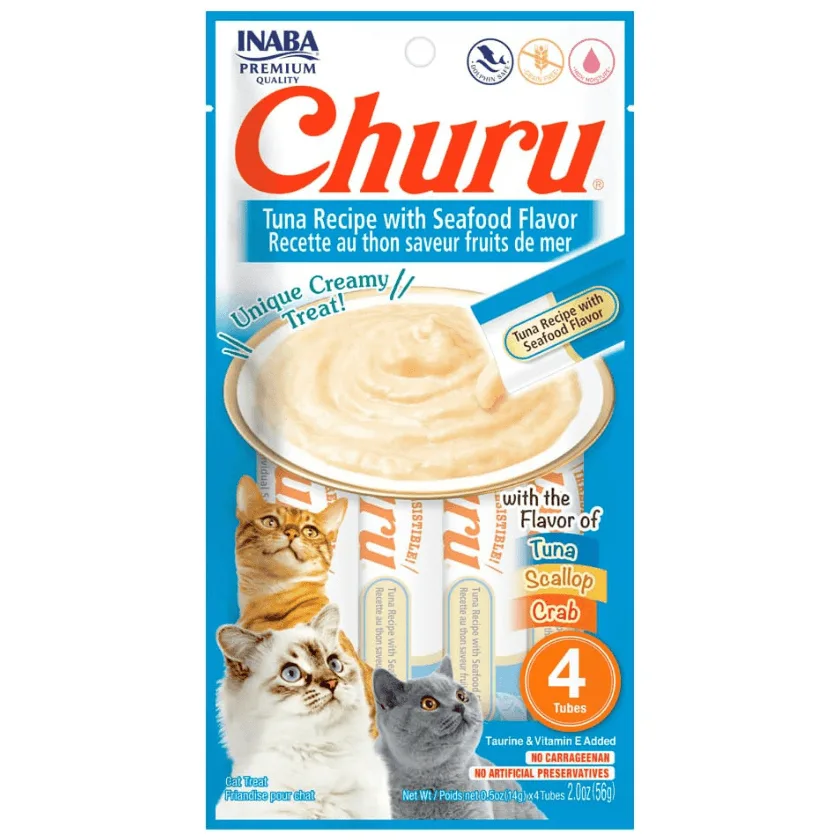 Churu Cat Tuna Recipe With Seafood (USA669)