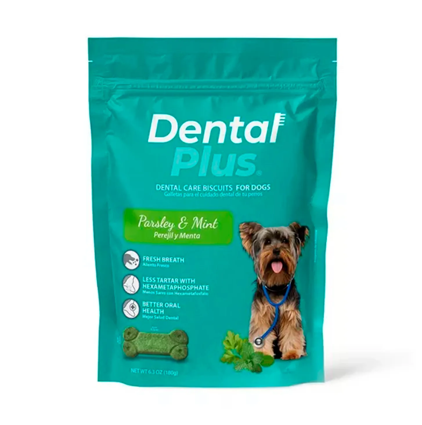 Galleta Dental Plus Menta&Perejil