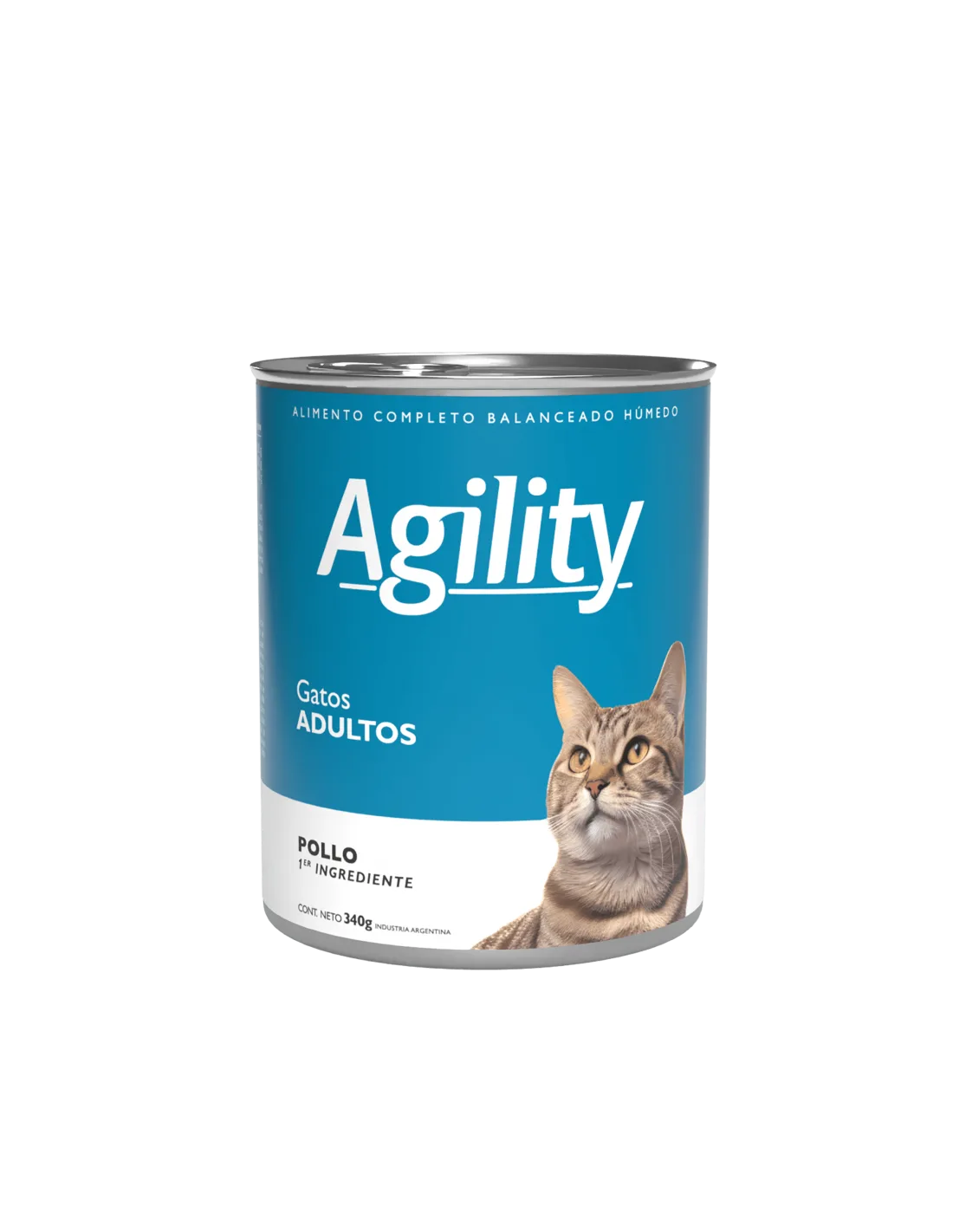 Lata Agility Gato Adulto Pollo 340 grs