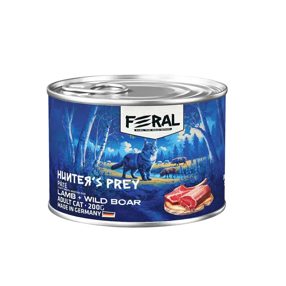 Lata Feral Gato Adulto Lamb&Wildboar