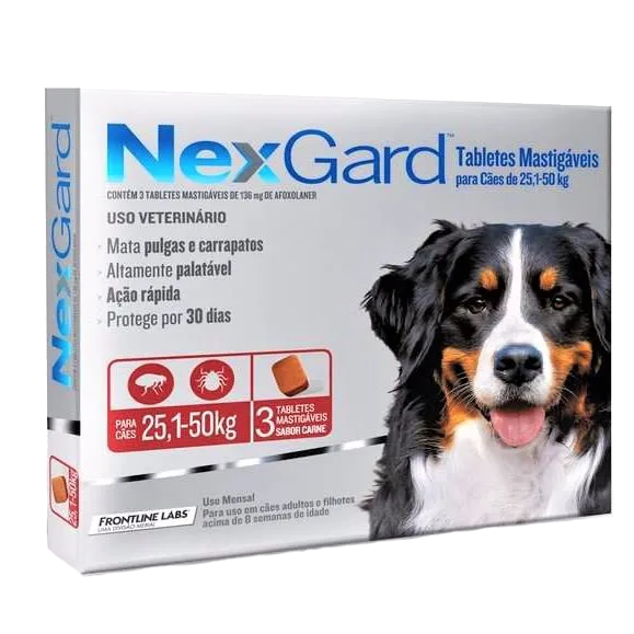 NexGard 25 amg 3 Comprimidos