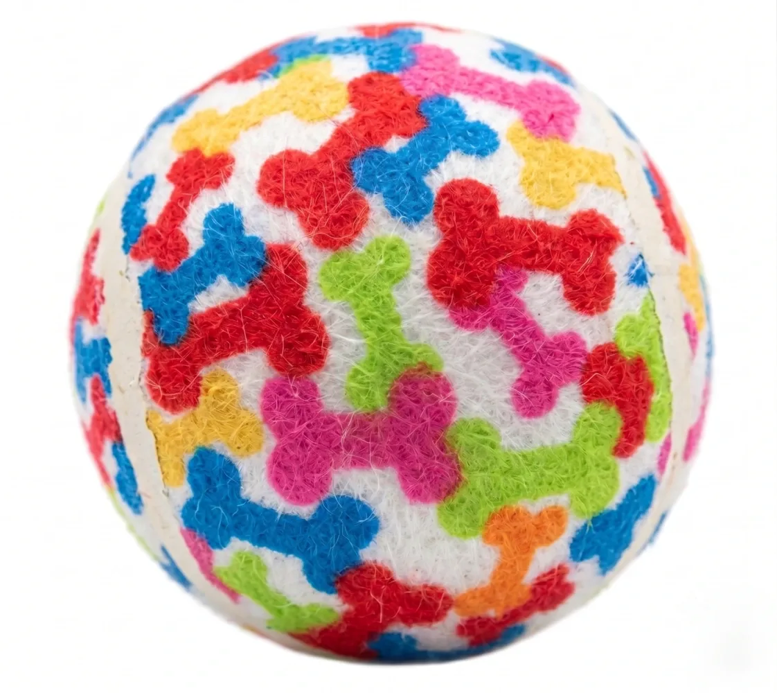 Pelota Tenis Diseño Huesitos XL12.7CM(Sdr-243)