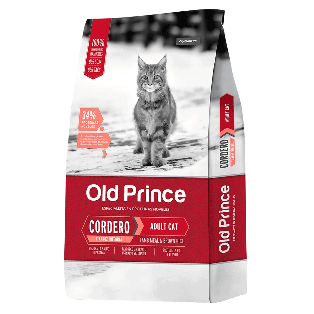 Old Prince Gato Adulto Cordero Arroz
