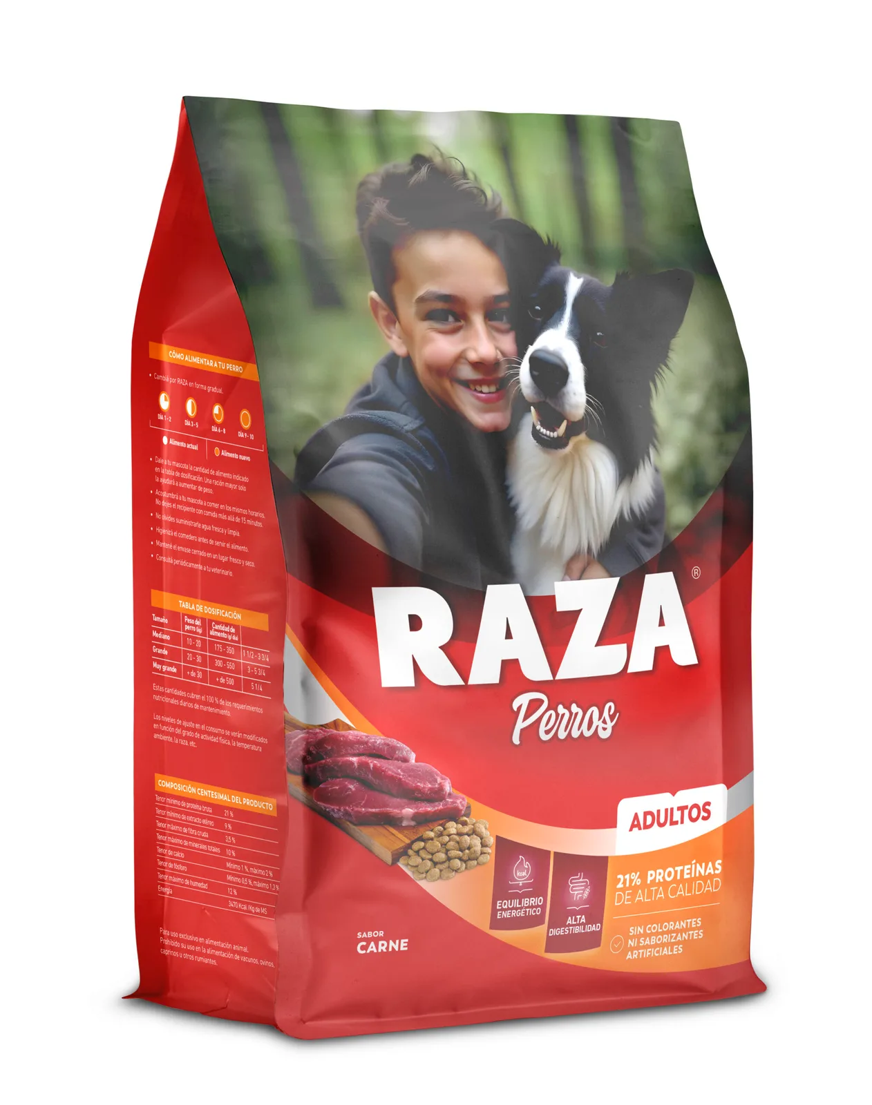 Raza Perro Adulto Carne