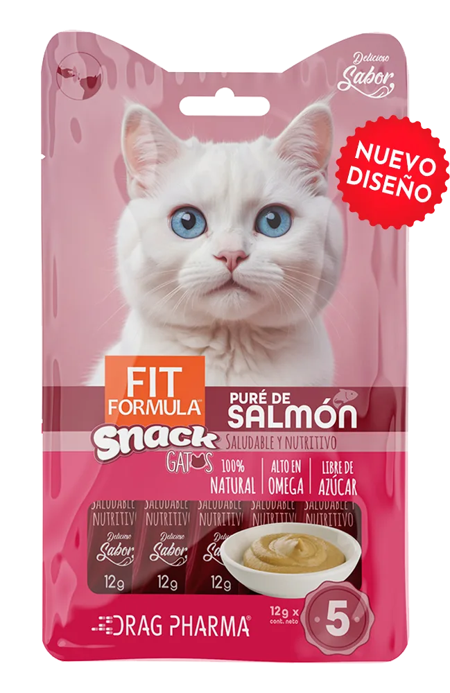 Fit Formula Gato Snack Puré de Salmón 4x