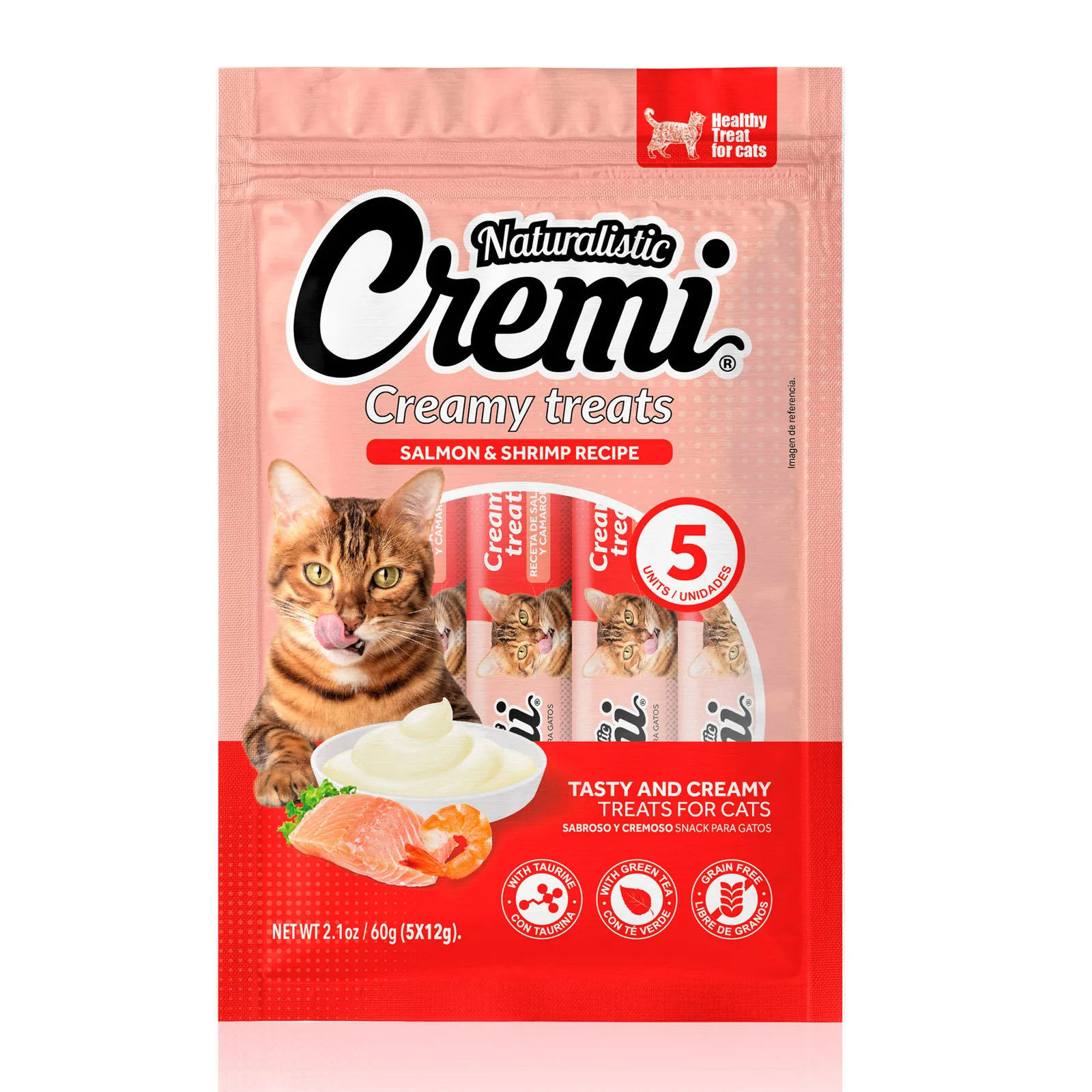 Naturalistic Cremi Salmón & Shrimp 5x C2555) Grain Free