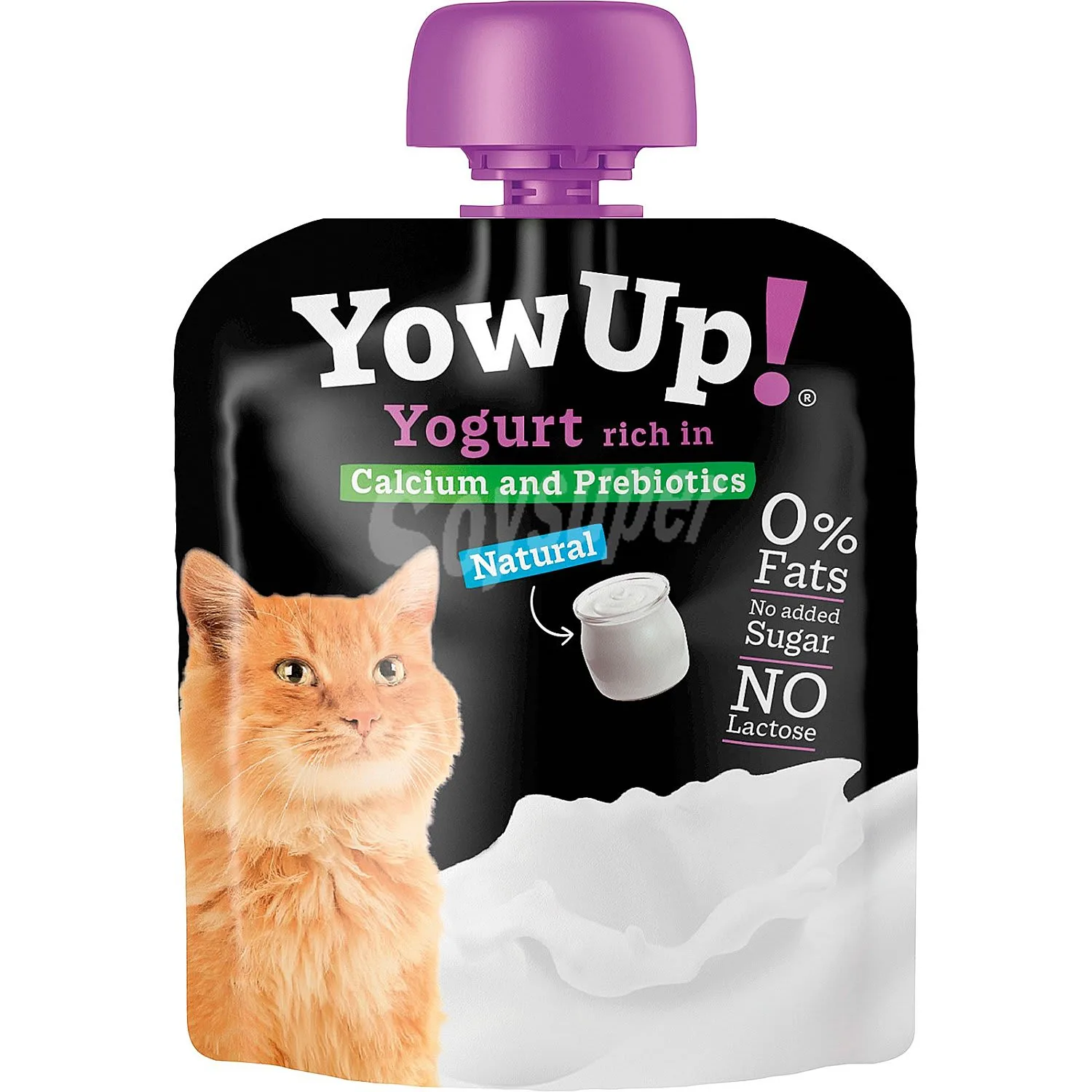 Snack Gato Yogurt Natural Yow Up