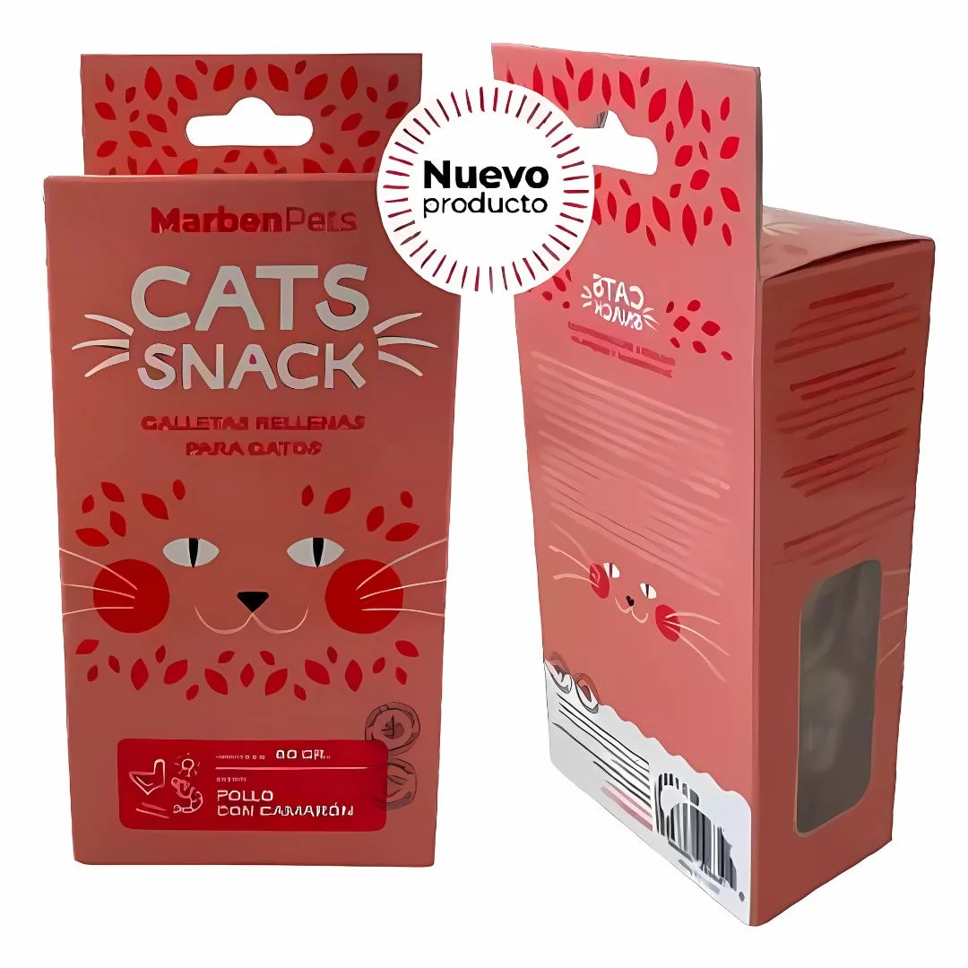 Galletas Cats Snack Rellena Pollo & Camarón (CK1008)
