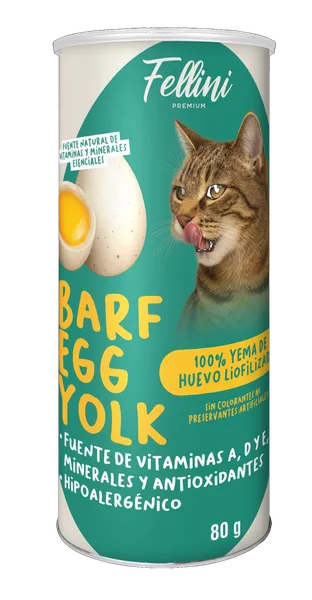 Snack Gato Fellini Natural Barf Egg Yolk