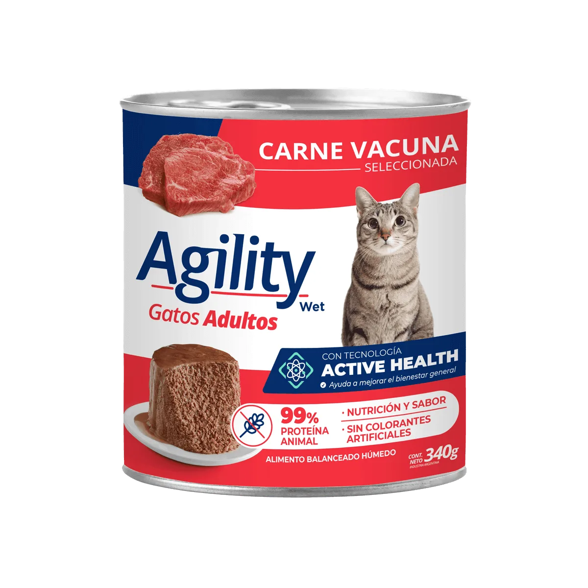 Lata Agility Gato Adulto Carne