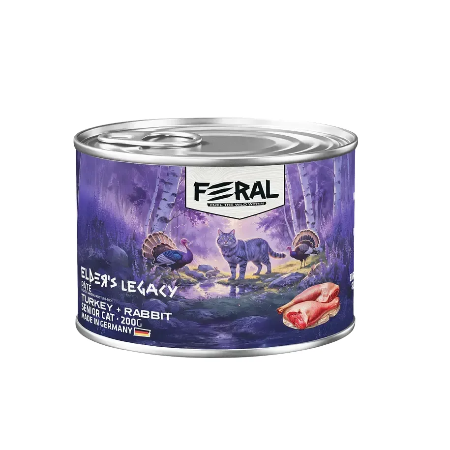 Lata Feral Gato Senior Turkey&Rabbit