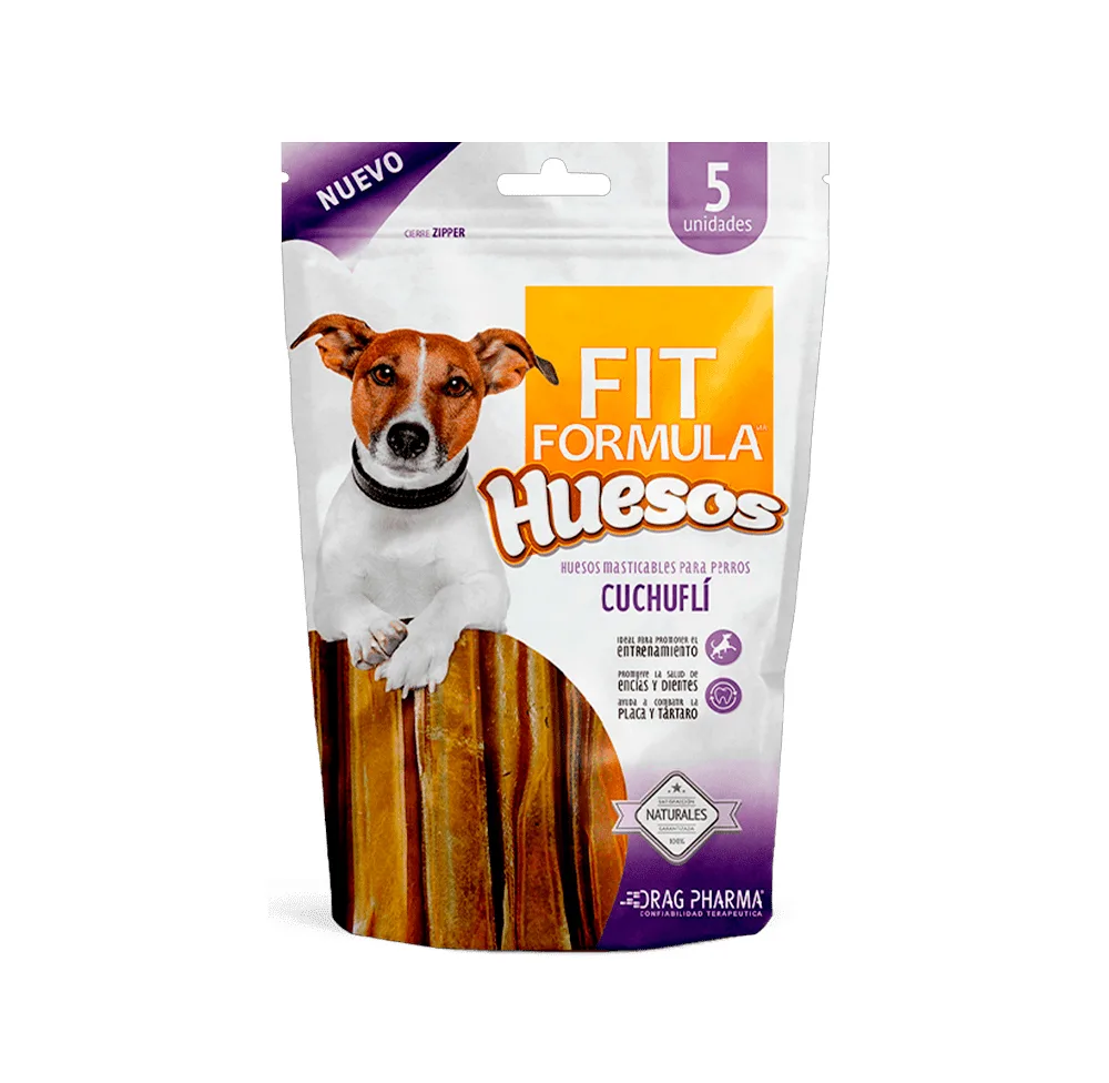 Snack Perro Fit Formula Cuchuflí 5 Unidades