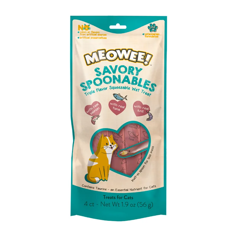 Snack Meowee Salmon Tuna & Shrimp 4 Tubos (P-00009)