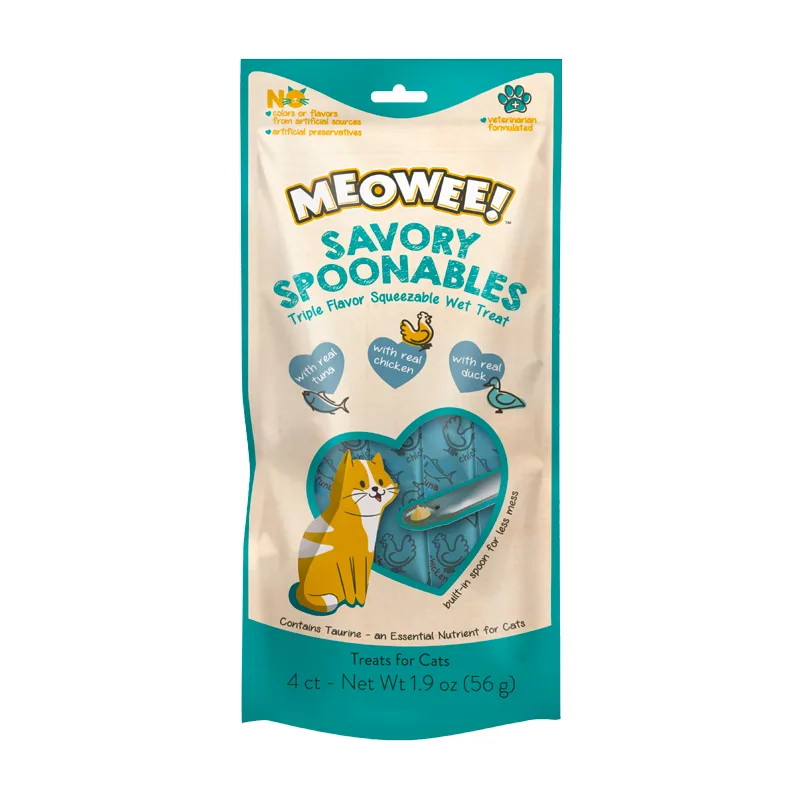 Snack Meowee Tuna Chicken & Duck 4 Tubos (P-00003)