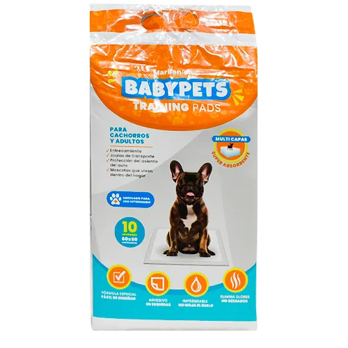 Sabanillas de Entrenamiento Baby Pets Training Pads 10 Unidades cm