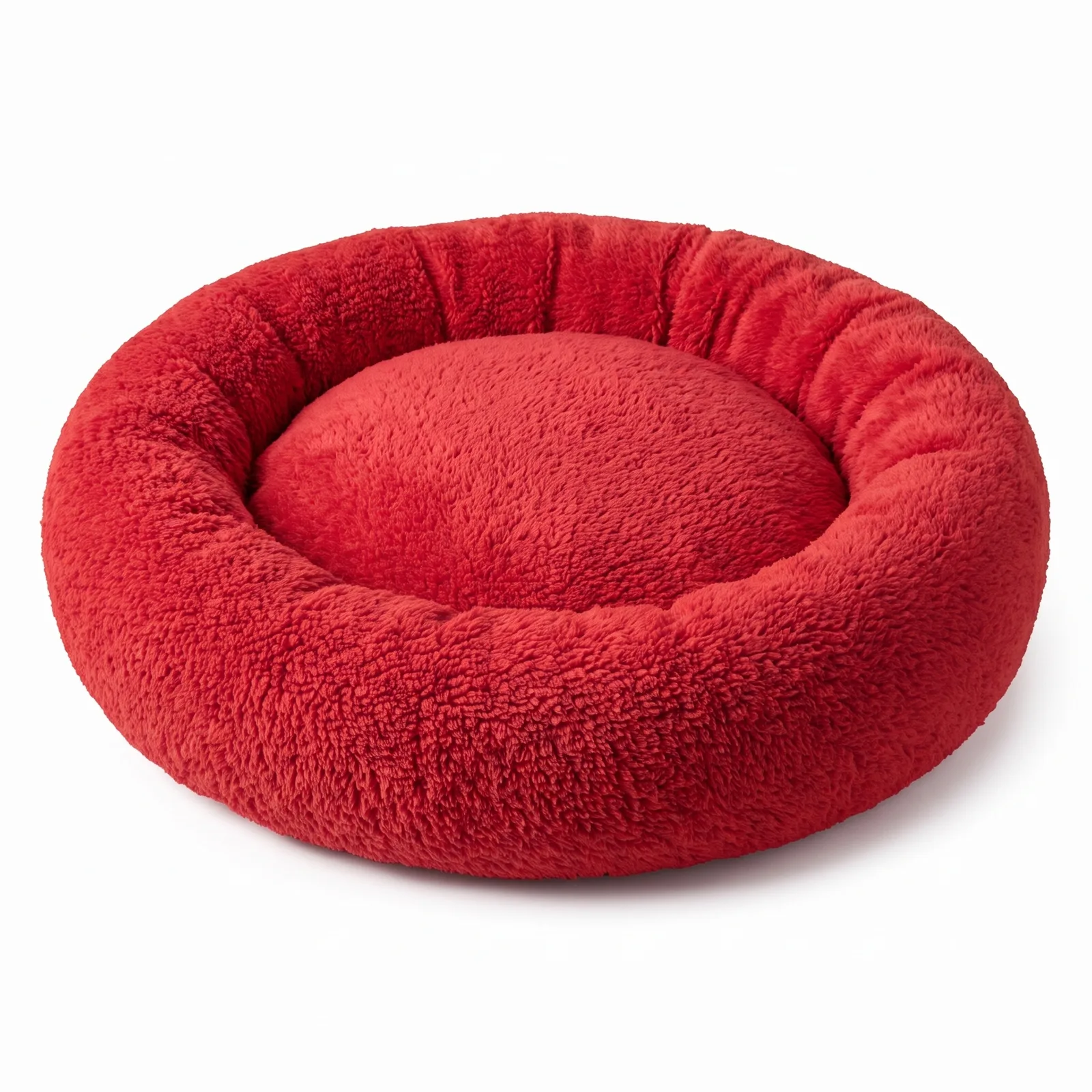 Cama Relajacion Antiestress Redonda Gato Perro Colores 110cm