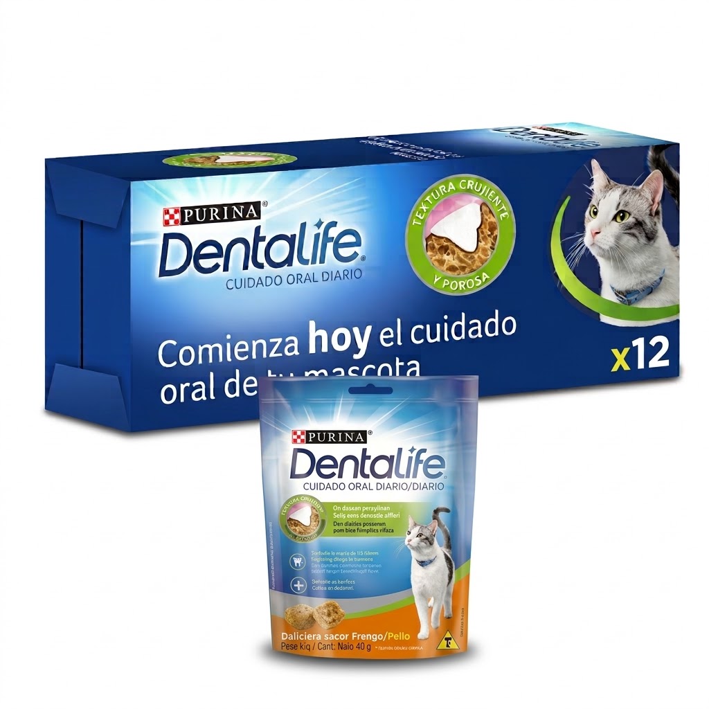 Caja Dentalife Gato 12x40Grs