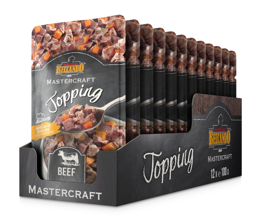 Belcando Perro Sachet MasterCraft Topping Ternera 12 Unidades
